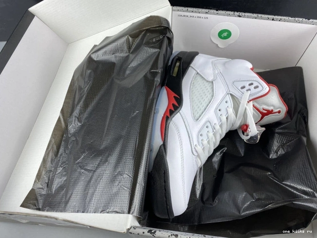Chep Onekick Jordan DA1911-102 Retro Air Tongue Silver (2020) Red 5 Fire 0815
